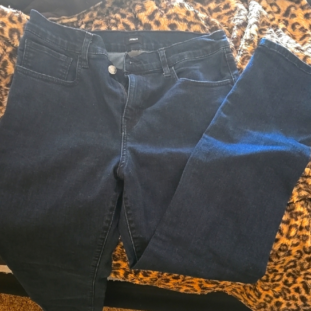 Express Dark Blue Denim Jeans Size 12!